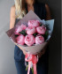 7 розовых пионов Этчед Салмон №3025