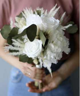 "Изабелла" Букет-сухоцвет №9636