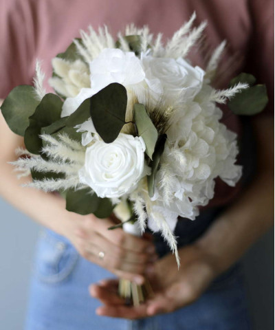 "Изабелла" Букет-сухоцвет №9636