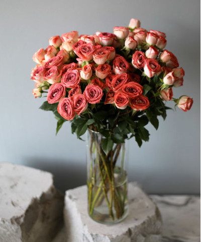 Медиа кустовая роза