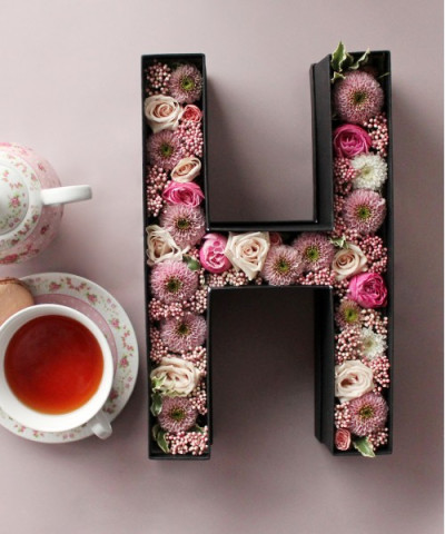 Цветочная буква (Р, Э ,Я, S) №6268