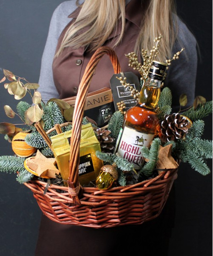 Корзина с виски №50111