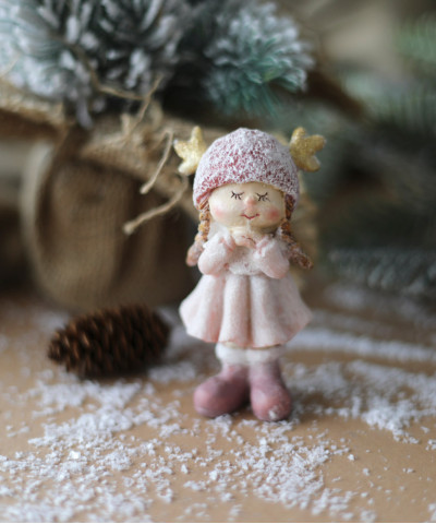 Статуэтка "Девочка с косичками", 7 см