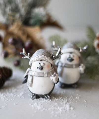 Статуэтка "Пингвин в шарфе", 8 см