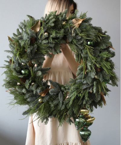 Рождественский венок "Волшебный вечер"