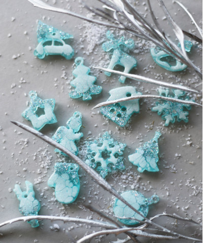 "Ёлочная игрушка из эпоксидной смолы", в ассортименте, малая