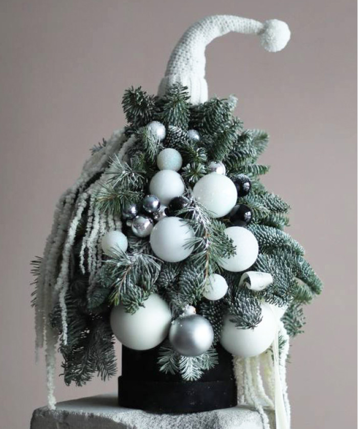 Ель ручной работы из нобилиса «Рождество» №9684