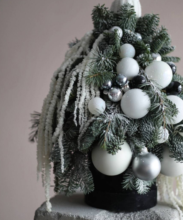 Ель ручной работы из нобилиса «Рождество» №9684