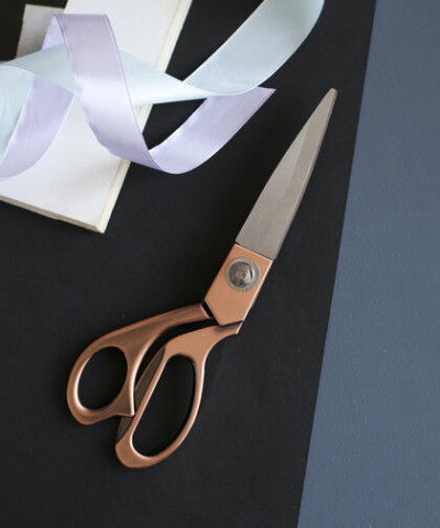 Ножницы, розовое золото