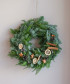 Новогодний венок из хвои d-35см