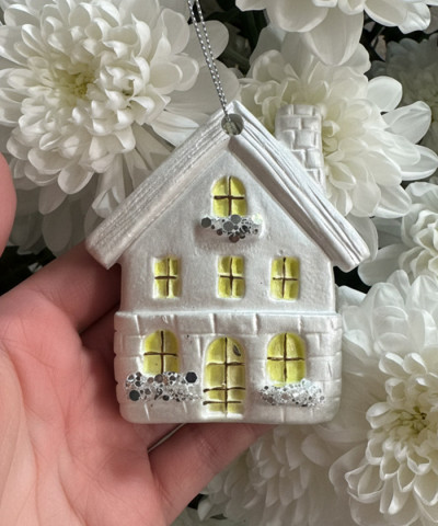 Дом, украшение новогоднее, 1шт.