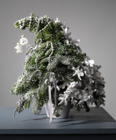 Ёлка "Серебрянная красавица" h35см