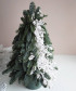 Ель ручной работы из нобилиса и заснеженных ветвей «Зимний сон» №9683