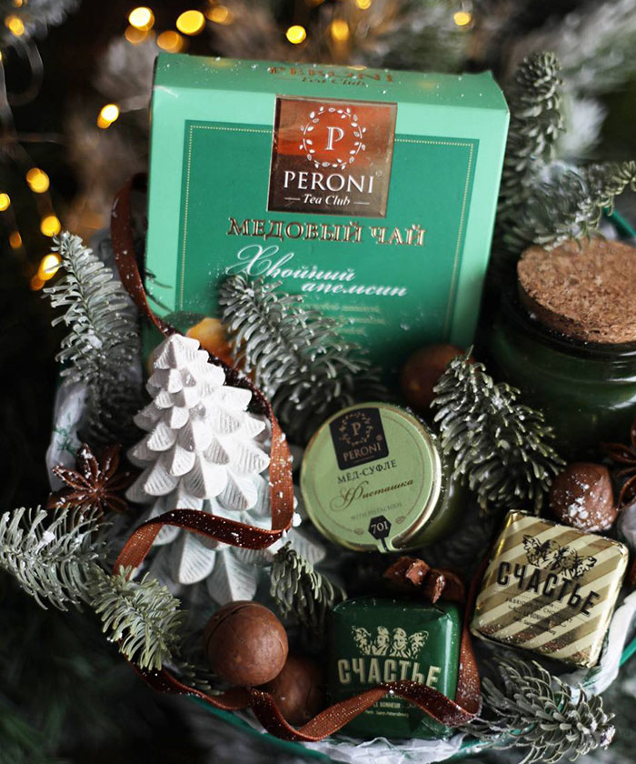 «Изумрудный декабрь» новогодний подарочный набор №9689