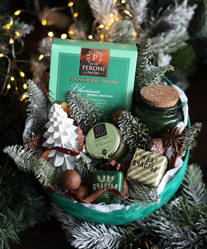 «Изумрудный декабрь» новогодний подарочный набор №9689