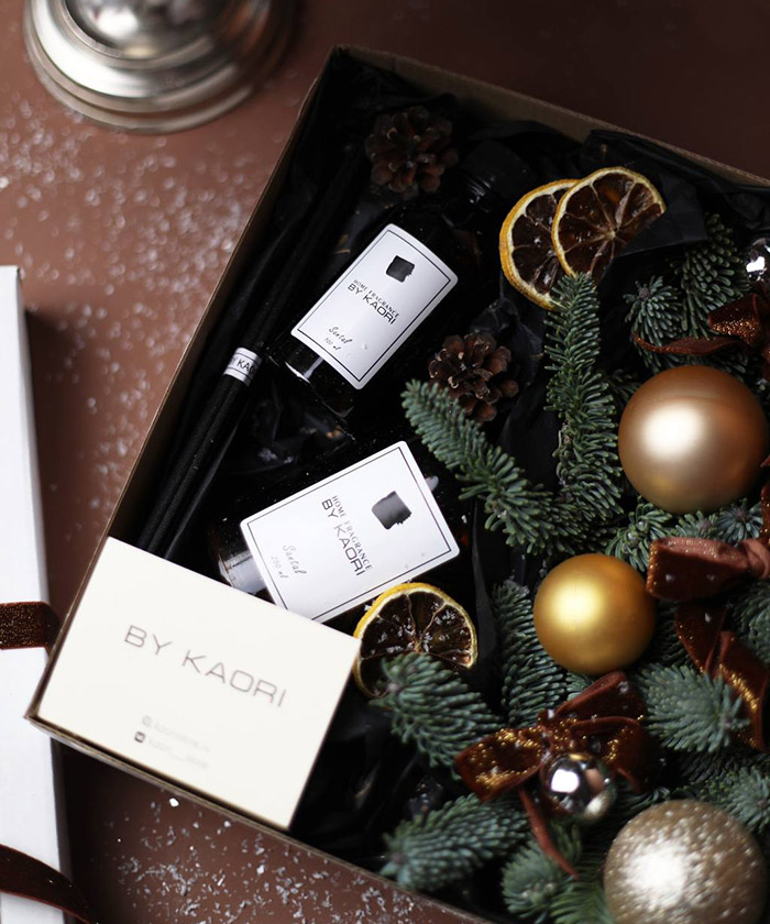 Подарочный новогодний набор с арома-диффузором Kaori №1211