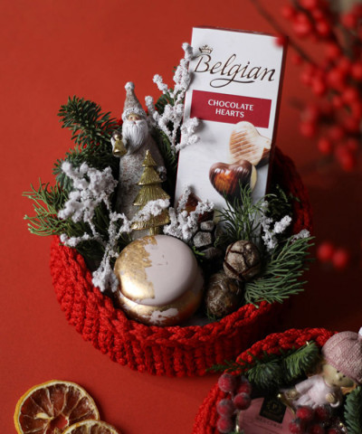 "С пожеланиями счастья и тепла!" подарочный набор новогодний №2328