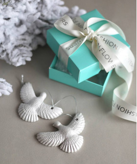 Горлицы (голубки) пара, украшение