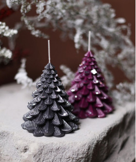 Ёлка, свеча, 1шт., в ассортименте