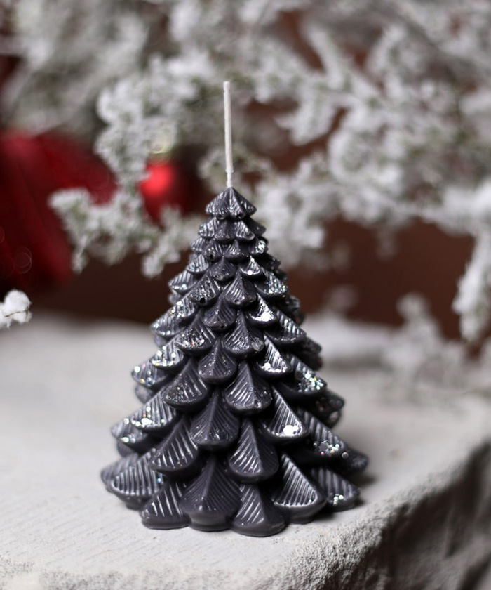 Ёлка, свеча, 1шт., в ассортименте