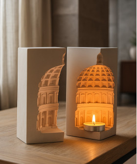 Подсвечник "Римский Пантеон", 1шт., цвет в ассортименте