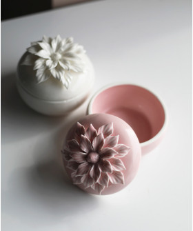 Шкатулка "Кувшинка" керамика, 9 см 