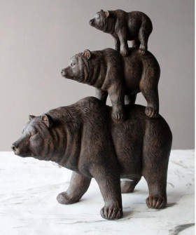 Статуэтка "Медведи", 37 см