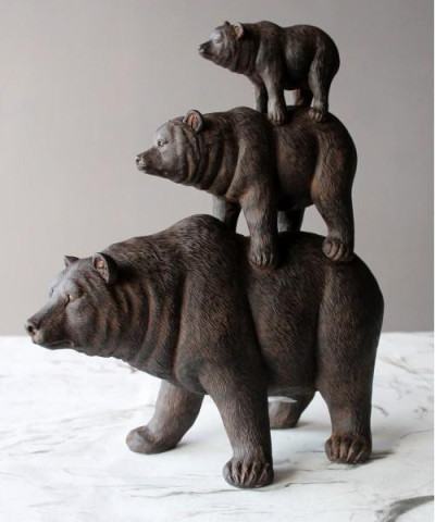 Статуэтка "Медведи", 37 см