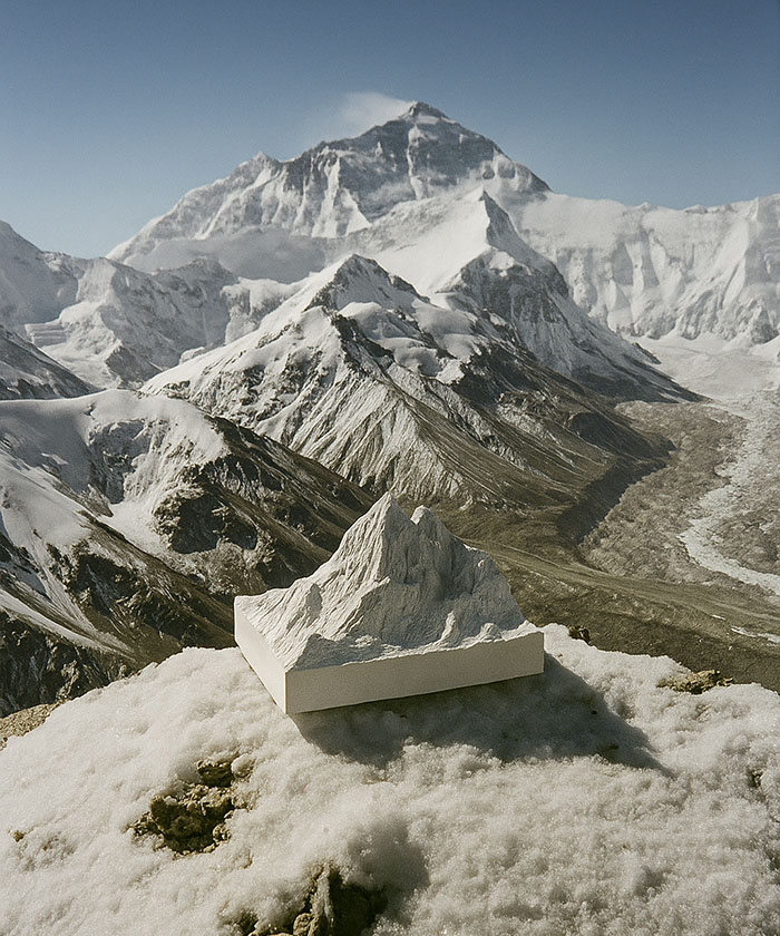Горы Саяны, сувенир из гипса, цвет в ассортименте
