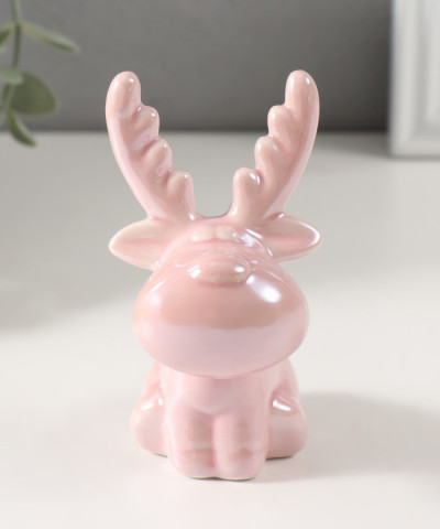 Розовый Олень, интерьерный декор