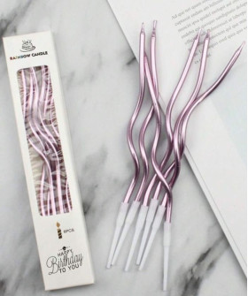 Свечи для торта, 13 см упаковка 6шт