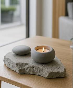 "Байкальский камень" Подсвечник 