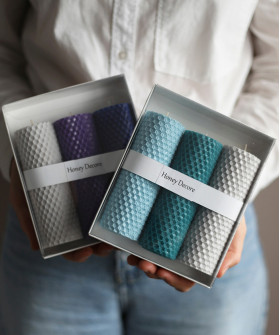 Медовые свечи, набор из 3шт., цвета в ассортименте