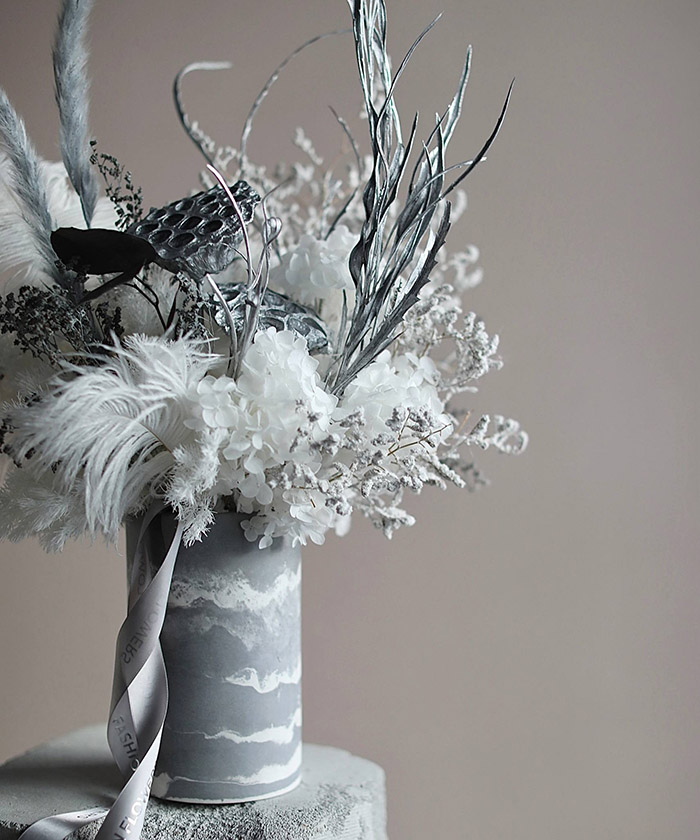 Сухоцветы в вазе 