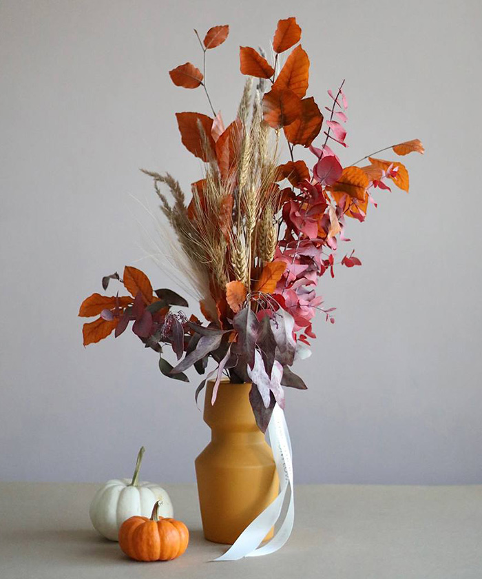 Сухоцветы в вазе 