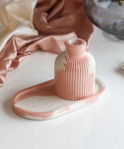 Ваза + подставка, цвет в ассортименте