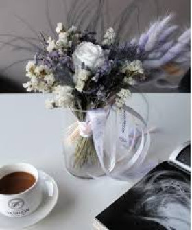 Ваза трубка цилиндр, 10х15 см