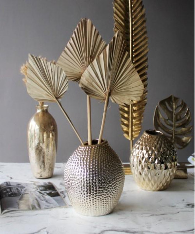 Ваза "Голд", 22 см (золото)