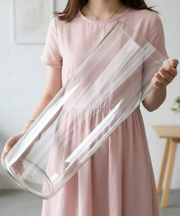 Акриловая ваза, h50 d20