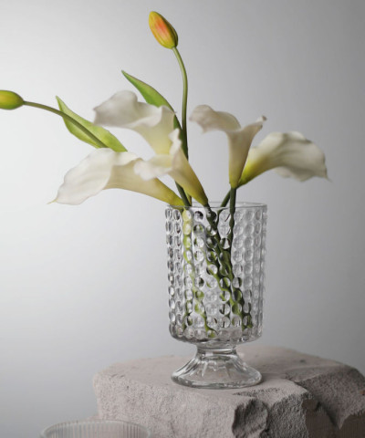 Ваза "Crystal" стекло, 18 см 