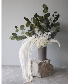 Ваза "111" цилиндр, антрацит