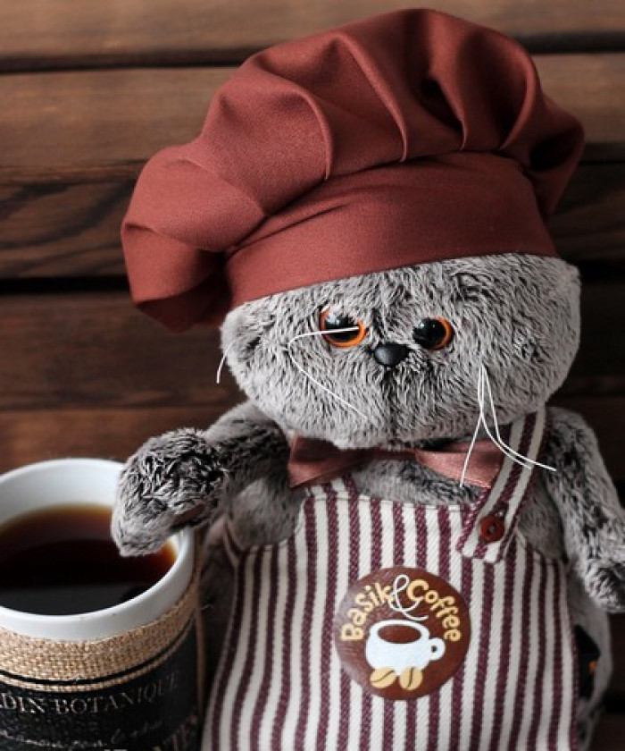 Басик бариста 19 см мягкая игрушка 
