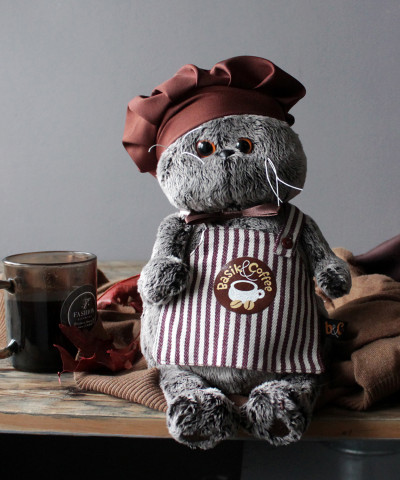 Басик бариста 19 см мягкая игрушка 