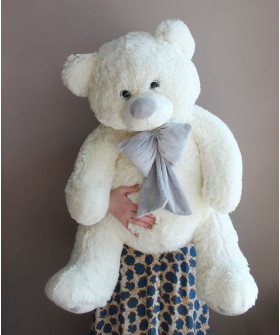 Медведь с бантом Харди 130 см Мягкая игрушка