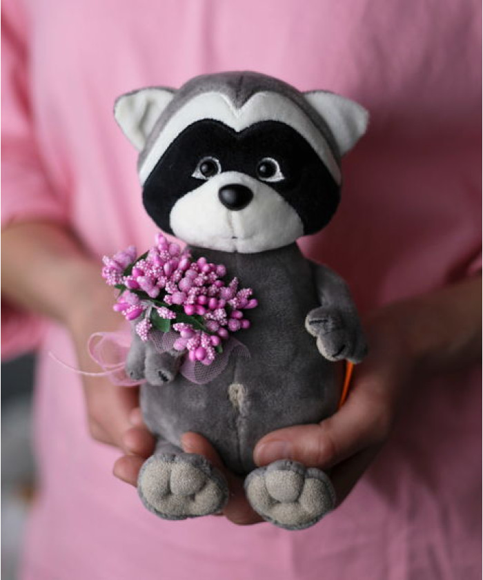 Енотик Дэнни Весёлый ручеёк 15 см Мягкая игрушка