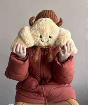 "Круассан с рожками" мягкая игрушка, 30см