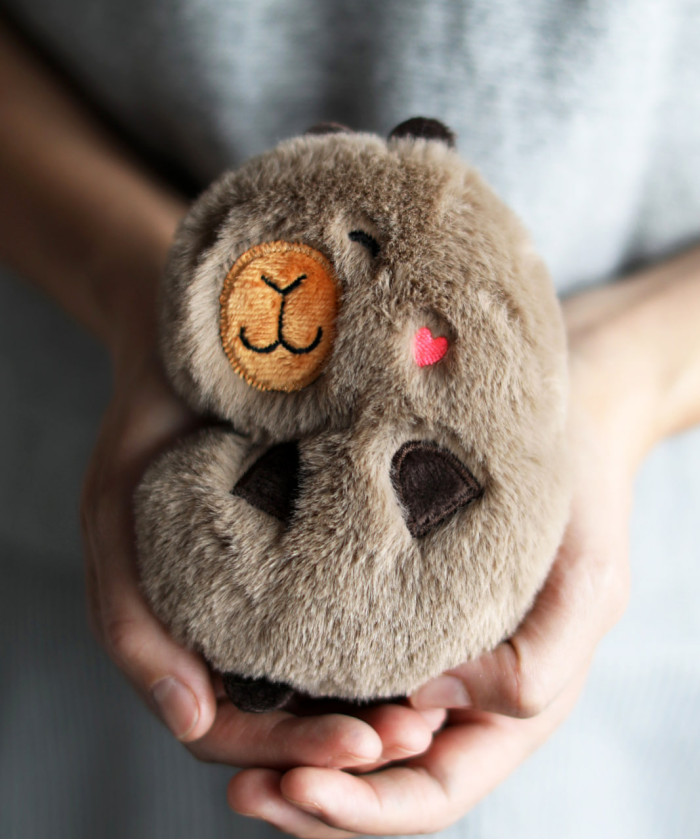 Капибара Барбара, мягкая игрушка 17см