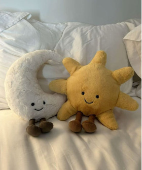 "Солнце и Луна" мягкие игрушки 30см, набор из 2-х штук