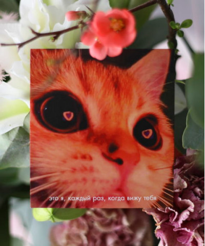 "Это я, каждый раз, когда вижу тебя" открытка