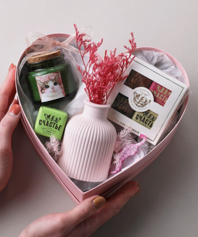 "Самой нежной" Подарочный набор-валентинка №7857
